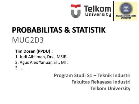 PROBABILITAS & STATISTIK MUG2D3