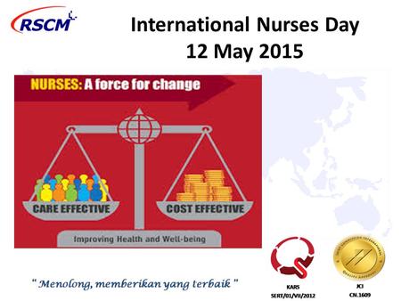 International Nurses Day 12 May 2015