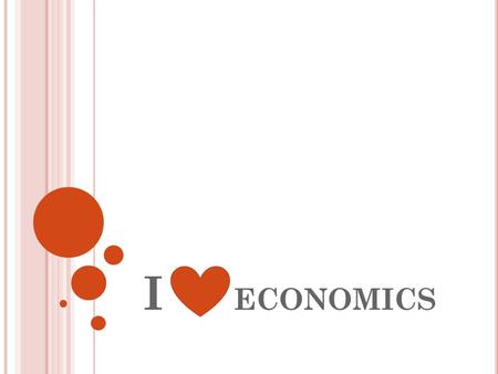 I ECONOMICS.