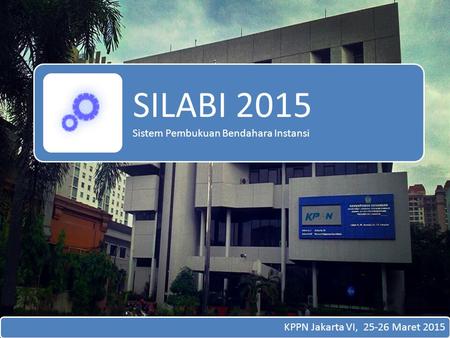 SILABI 2015 Sistem Pembukuan Bendahara Instansi