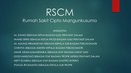 RSCM Rumah Sakit Cipto Mangunkusumo