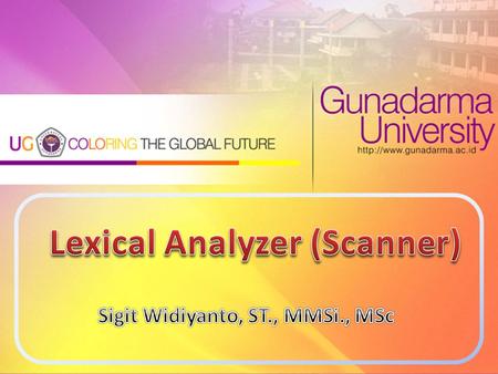 Lexical Analyzer (Scanner)