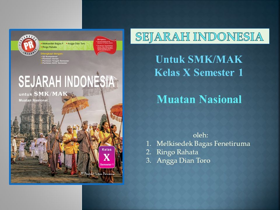 Oleh 1 Melkisedek Bagas Fenetiruma 2 Ringo Rahata 3 Angga Dian Toro Untuk Smk Mak Kelas X Semester 1 Muatan Nasional Ppt Download