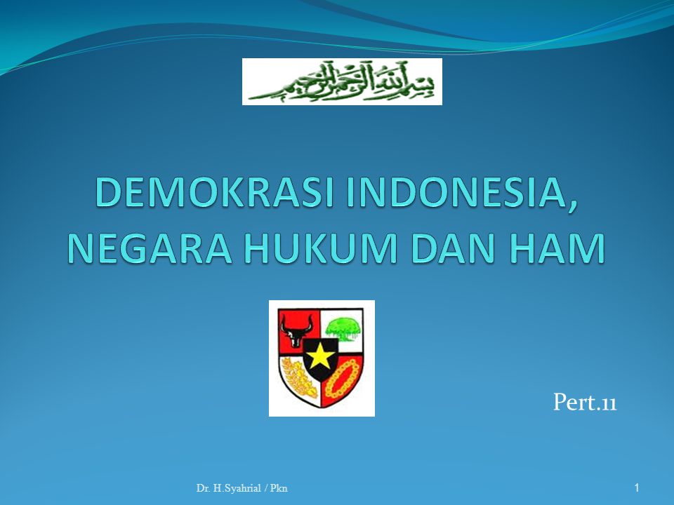 Demokrasi Indonesia Negara Hukum Dan Ham Ppt Download