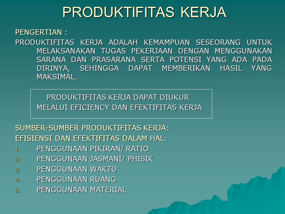 Apa Yang Dimaksud Dengan Produktivitas – Studyhelp