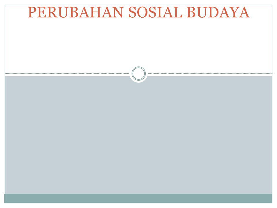 Perubahan Sosial Budaya Ppt Download