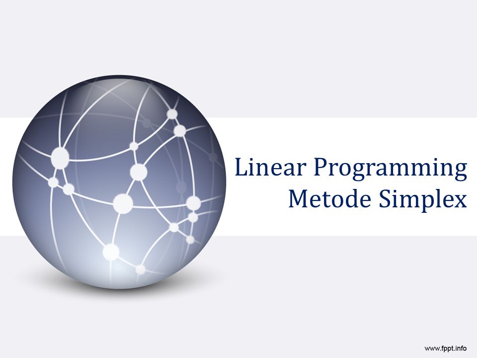 Linear Programming Metode Simplex Ppt Download