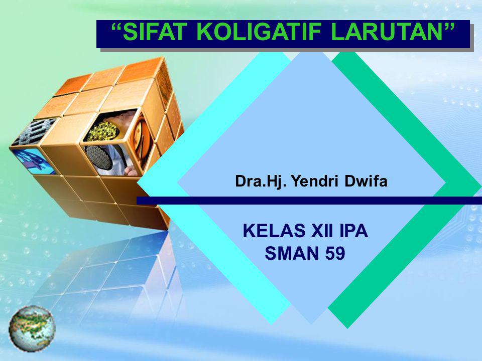 Sifat Koligatif Larutan Ppt Download