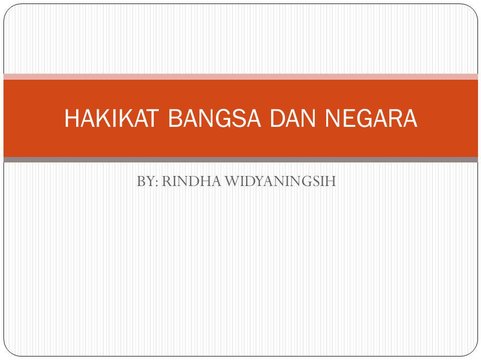 Hakikat Bangsa Dan Negara Ppt Download