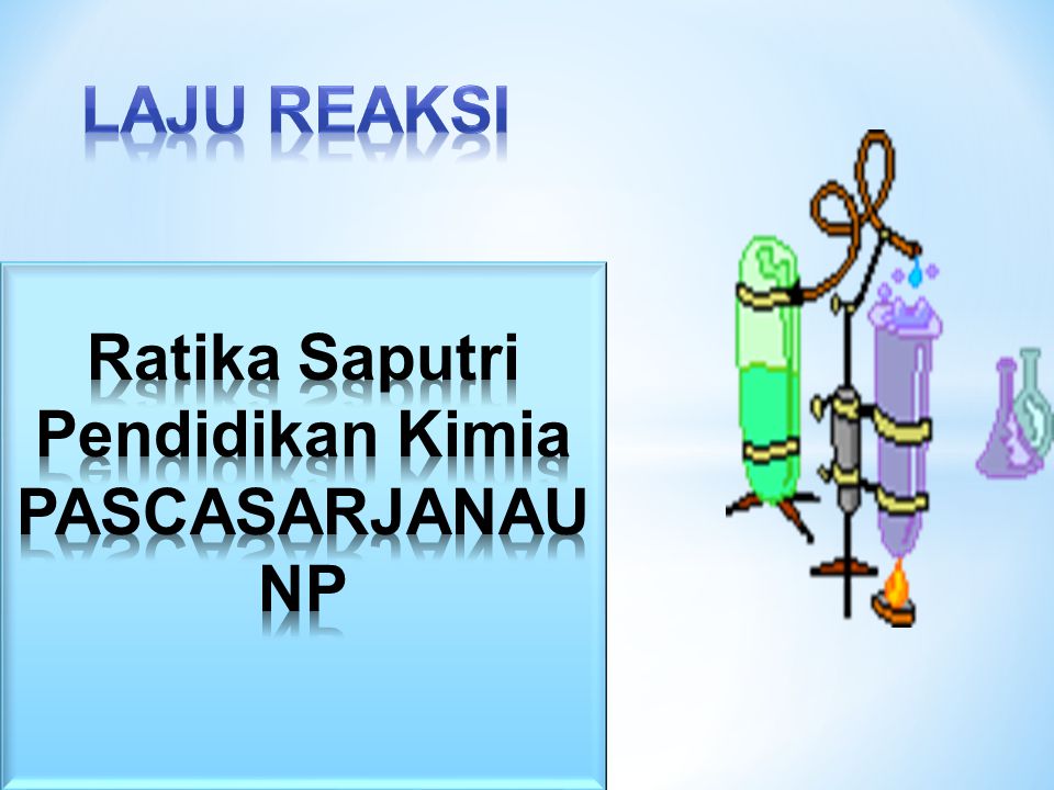 Materi laju reaksi kimia kelas 11