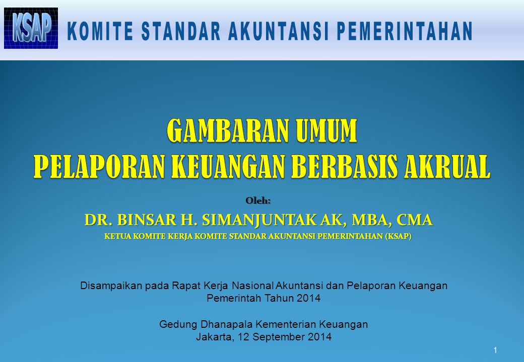 Gambaran Umum Pelaporan Keuangan Berbasis Akrual Ppt Download