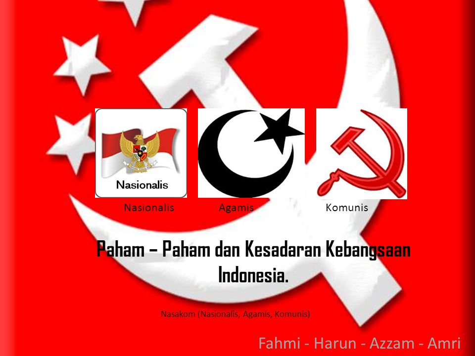 Paham Paham Dan Kesadaran Kebangsaan Indonesia Ppt Download