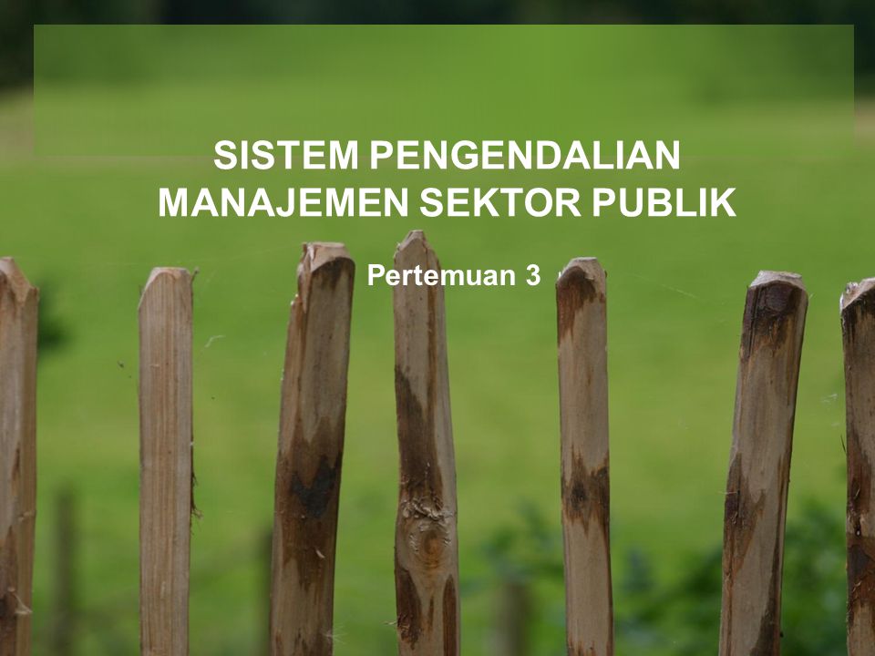 Sistem Pengendalian Manajemen Sektor Publik Ppt Download