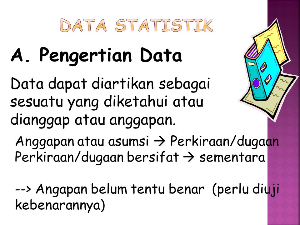 A Pengertian Data Data Statistik Ppt Download