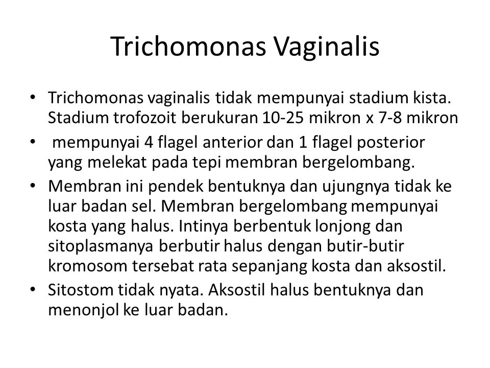 Trichomoniasis — képek, tünetek, kezelés | Biela králika