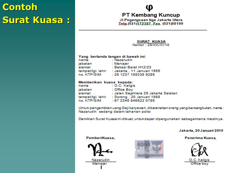 Surat Kuasa Tax Amnesty Newstempo