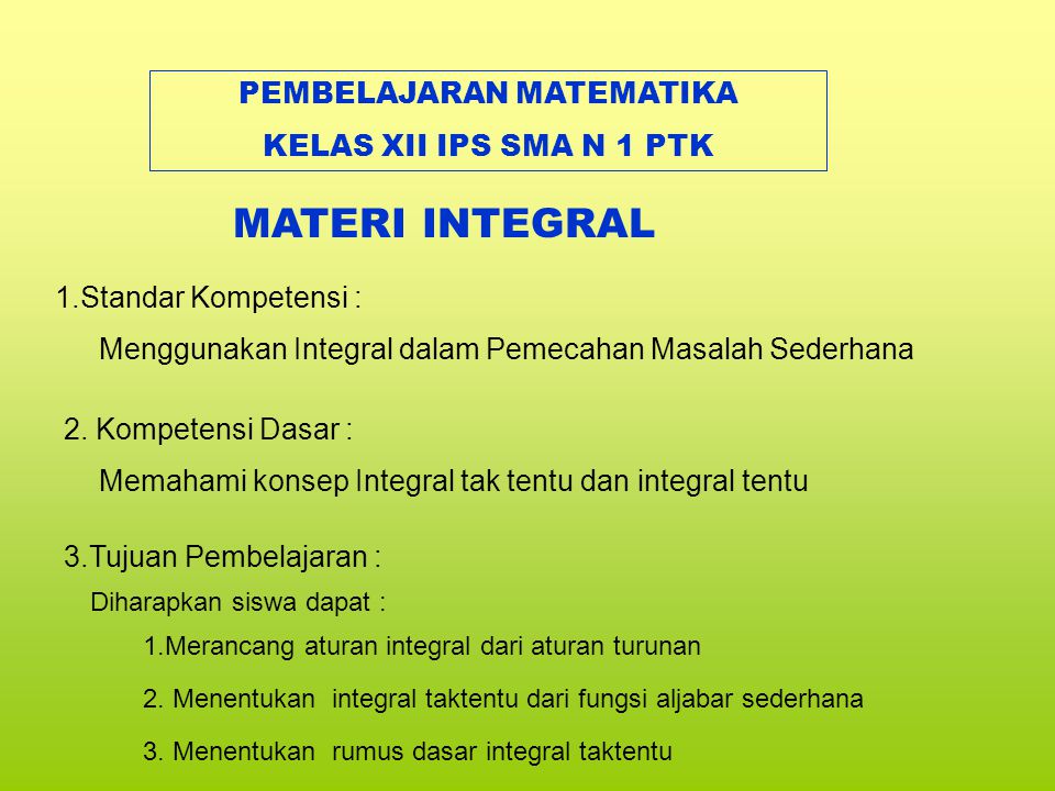 Pembelajaran Matematika Ppt Download