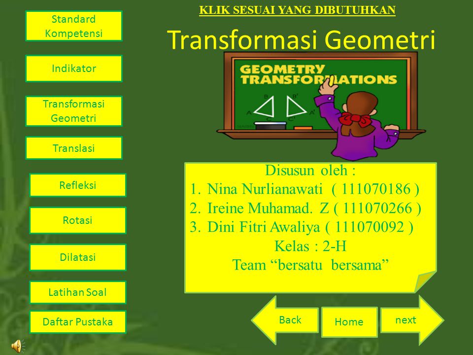Transformasi Geometri Ppt Download