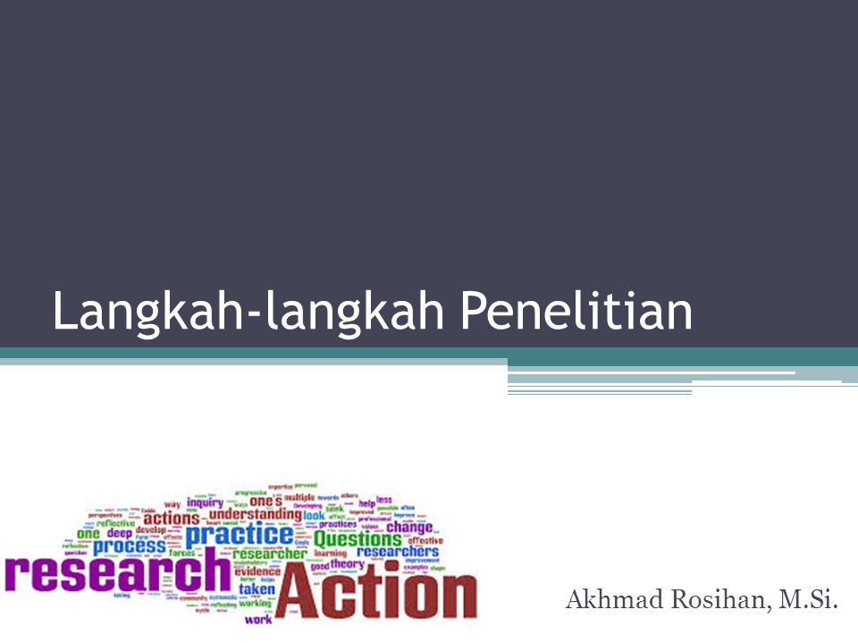 Langkah Langkah Penelitian Ppt Download