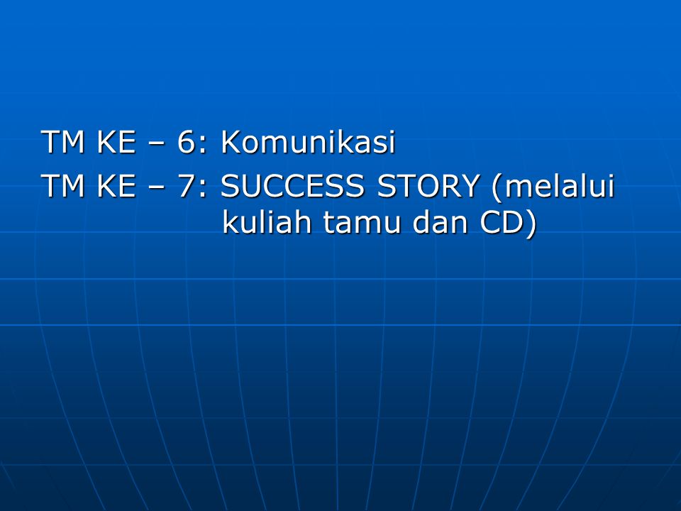 Contoh Tulisan Success Story – Ujian