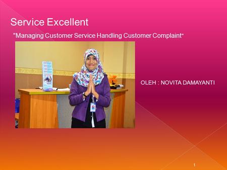 Managing Customer Service Handling Customer Complaint