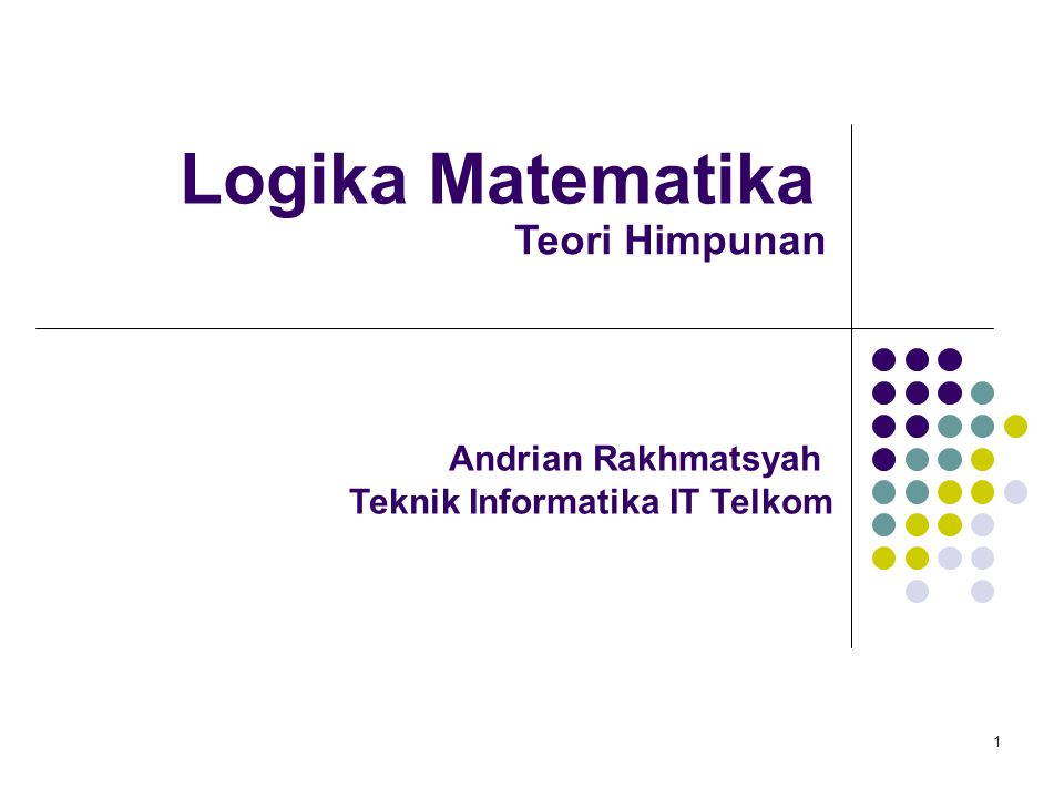 Pengantar Dasar Matematika Logika Dan Teori Himpunan Pdf