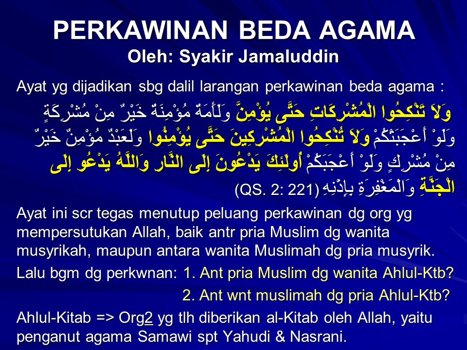 Download 64+ Contoh Surat Al Baqarah Tentang Nikah Beda Agama Terbaik Dan Terbaru