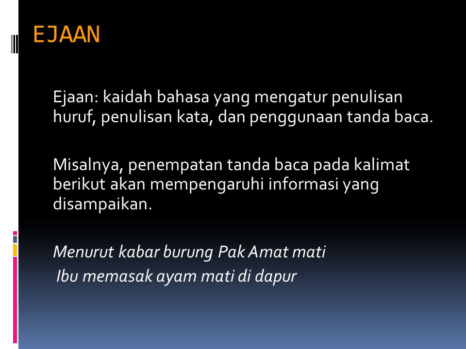 Kalimat Ejaan - Kata Baku Dan Kalimat Efektif Activity : Eyd (ejaan yang disempurnakan) adalah tata bahasa dalam bahasa indonesia yang mengatur penggunaan bahasa indonesia dalam tulisan, mulai dari pemakaian dan penulisan huruf capital dan.