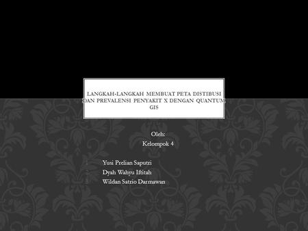 Oleh: Kelompok 4 1.Yusi Prelian Saputri 2.Dyah Wahyu Iftitah 3.Wildan Satrio Darmawan.