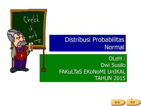 Distribusi Probabilitas Normal
