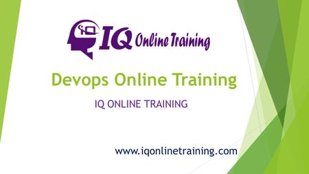 Devops Online Training IQ ONLINE TRAINING