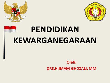 PENDIDIKAN KEWARGANEGARAAN