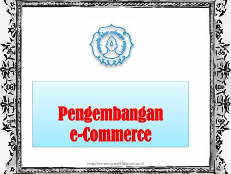 Pengembangan e-Commerce