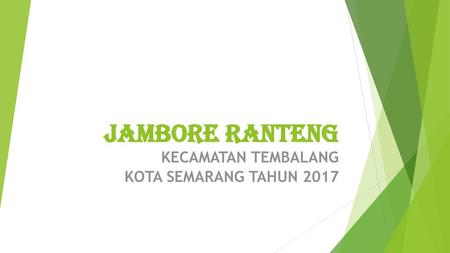 KECAMATAN TEMBALANG KOTA SEMARANG TAHUN 2017