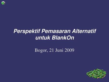 Perspektif Pemasaran Alternatif untuk BlankOn