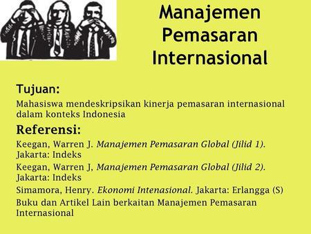 Manajemen Pemasaran Internasional