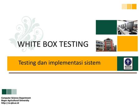 Testing dan implementasi sistem
