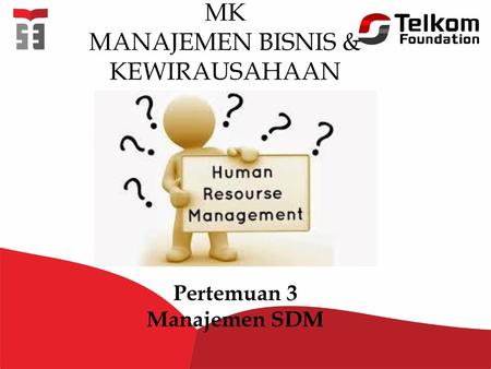 Pertemuan 3 Manajemen SDM