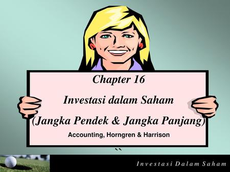 (Jangka Pendek & Jangka Panjang) Accounting, Horngren & Harrison
