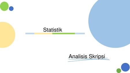 Statistik Analisis Skripsi.