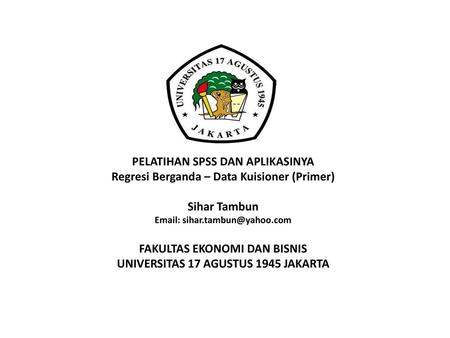 FEB Univ. 17 Agustus 1945 Jakarta