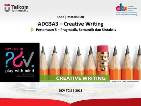 ADG3A3 – Creative Writing
