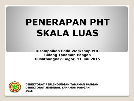 Disampaikan Pada Workshop PUG Puslitbangnak-Bogor, 11 Juli 2015