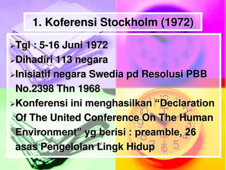 1. Koferensi Stockholm (1972)