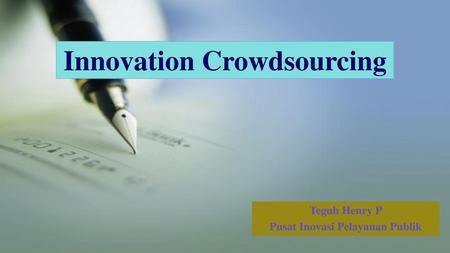 Innovation Crowdsourcing