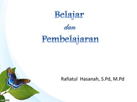 Rafiatul Hasanah, S.Pd, M.Pd