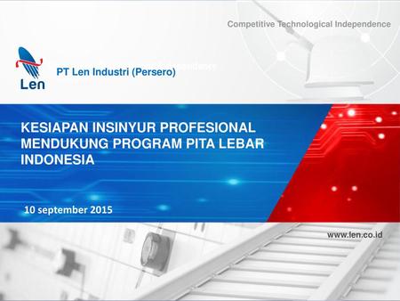 KESIAPAN INSINYUR PROFESIONAL MENDUKUNG PROGRAM PITA LEBAR INDONESIA