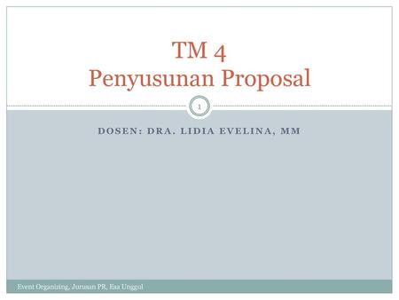 TM 4 Penyusunan Proposal