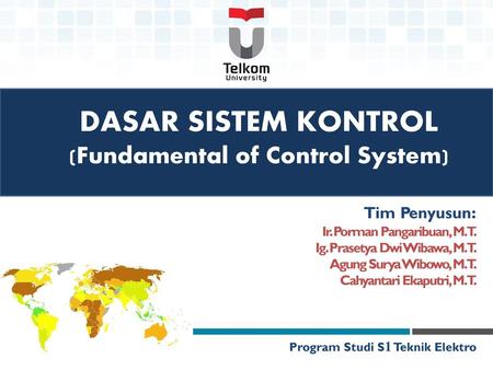 (Fundamental of Control System)