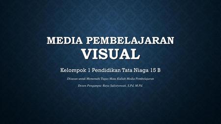 Media pembelajaran visual